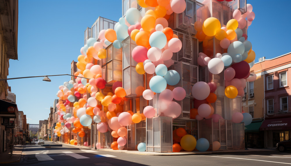 Les ballons gonflables dans l'espace urbain : Réglementations et permissions
